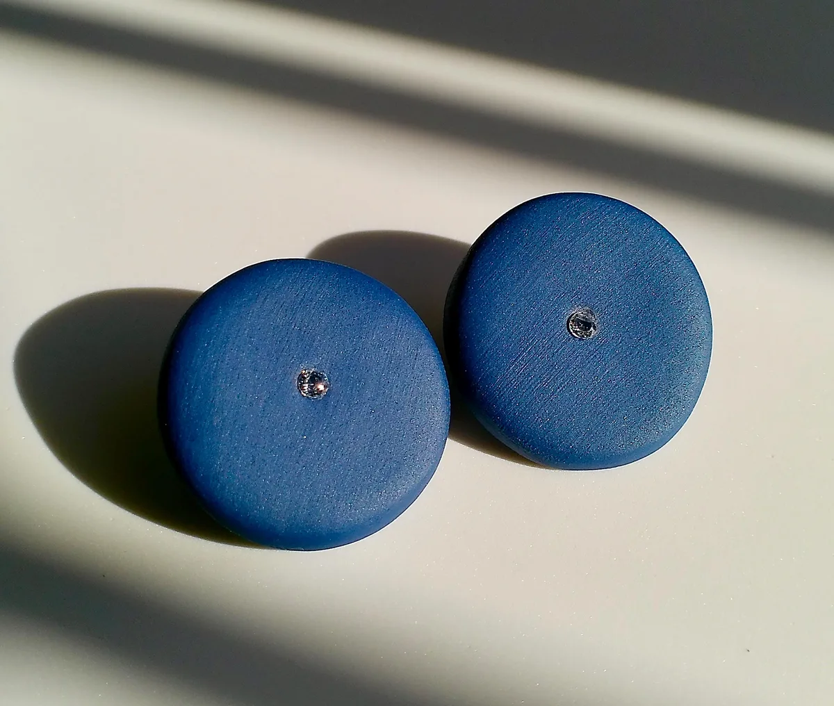 Pendientes porcelana tejida · mediano