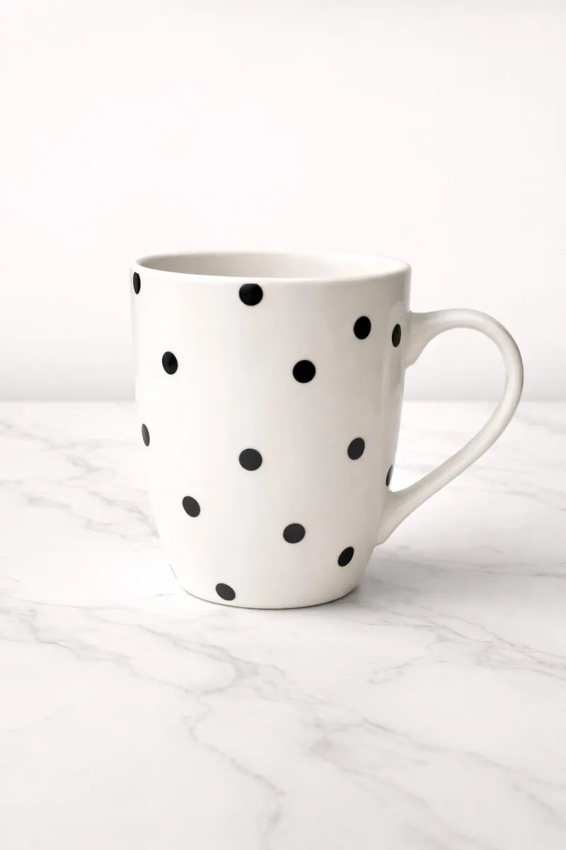 Porcelain mug · dots